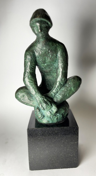 Joias . Victor Brecheret (1894-1955). Beijo. Escultura em bronz foto 6