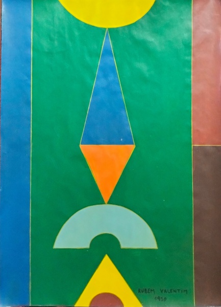 Arte . Alberto da Veiga Guignard, Igrejas - guache sobre papel foto 6