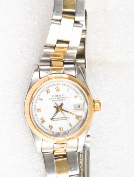 Relogios . LADY DATE CIRCA 1980 EM AÇO E OURO. ROLEX FEMININO OYSTER PERPETUAL DATEJUST ...