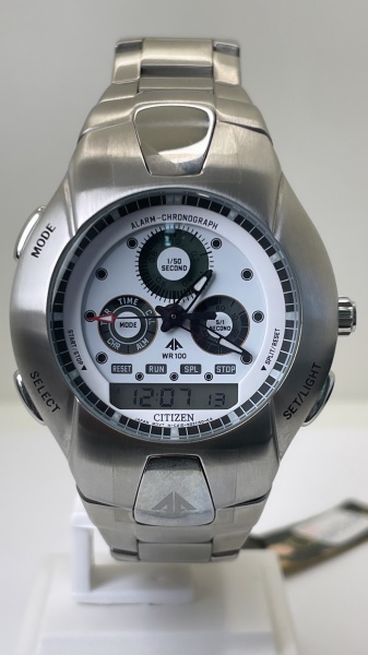 Joias . CITIZEN 8110A Chronograph  1973  NOSOriginal de fábric foto 7