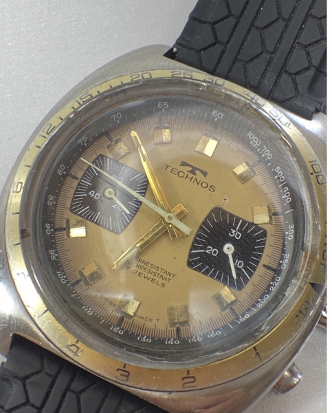 Relogios . RARO RELÓGIO VINTAGE TECHNOS SWISS, MODELO CRONÓGRAFO A foto 1