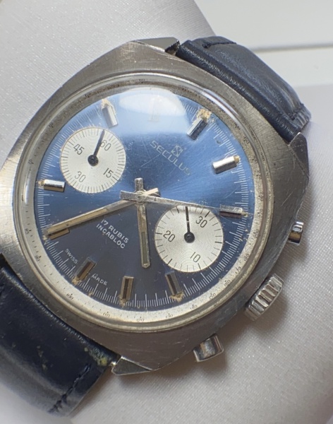 Relogios . RARO RELÓGIO VINTAGE TECHNOS SWISS, MODELO CRONÓGRAFO A foto 2