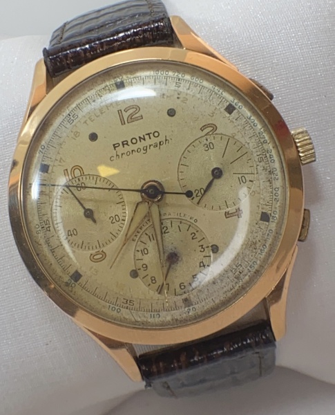 Relogios . RELÓGIO VINTAGE PRIMATO CRONÓGRAFO DE CORDA MANUAL, EQU foto 4