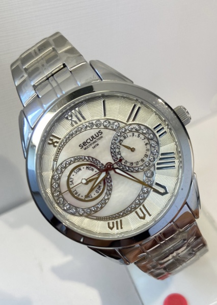 Relogios . RELÓGIO CITIZEN ECO-DRIVE FEMININO  AÇO INOX COM MADREP foto 1