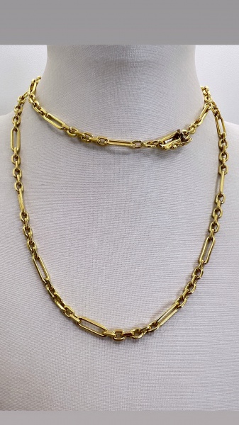 Joias . ANEL CONFECCIONADO EM OURO AMARELO 18K, COM  DETALHE EM foto 5