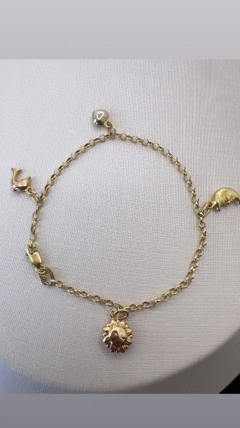 Joias . PULSEIRA BOLA CONFECCIONADO EM OURO AMARELO 18K, PESO: foto 5