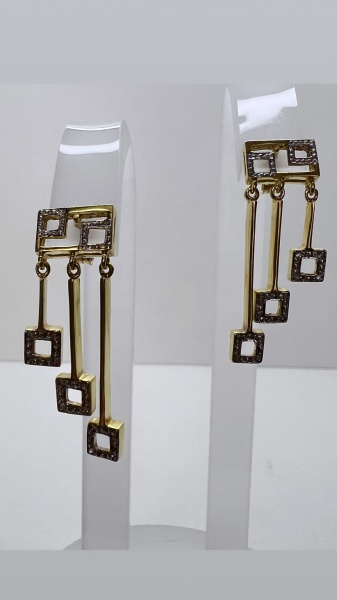 Joias . PINGENTE PLACA CRUZ CONFECCIONADO EM OURO AMARELO 18K, foto 4