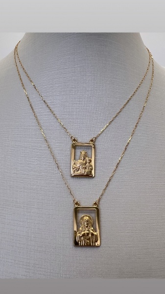 Joias . PINGENTE PLACA CRUZ CONFECCIONADO EM OURO AMARELO 18K, foto 5