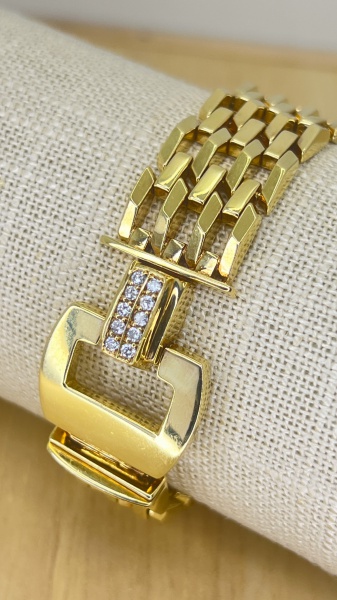 Joias . ANEL CONFECCIONADO EM OURO AMARELO 18K, COM MARFIM, PES foto 5