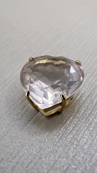 Joias . ANEL CONFECCIONADO EM OURO ROSE 18K, COM DIAMANTE, PESO foto 4