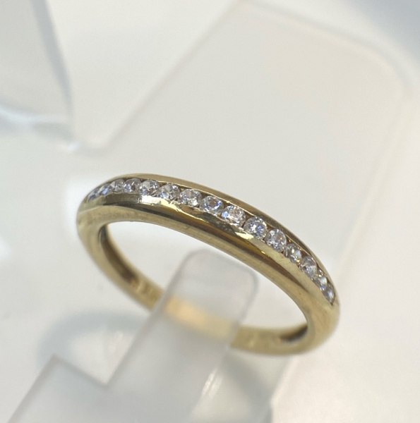 Joias . ANEL 2 X1 CONFECCIONADO EM OURO AMARELO 18K, PESO: 12,8 foto 1
