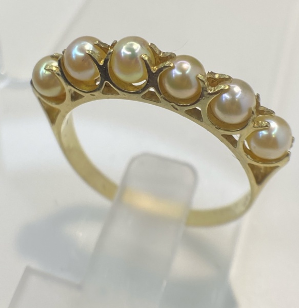 Joias . ANEL 2 X1 CONFECCIONADO EM OURO AMARELO 18K, PESO: 12,8 foto 4