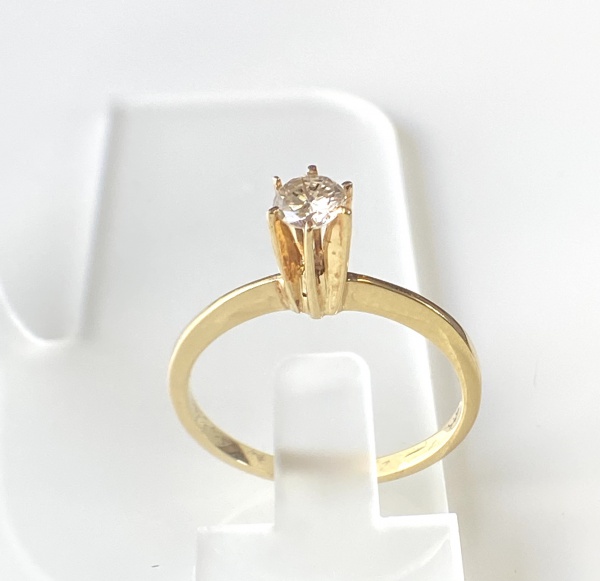 Joias . ANEL ESTILO MEIA ALIANÇA EM OURO BRANCO 18K, PESO: 6,3g foto 8