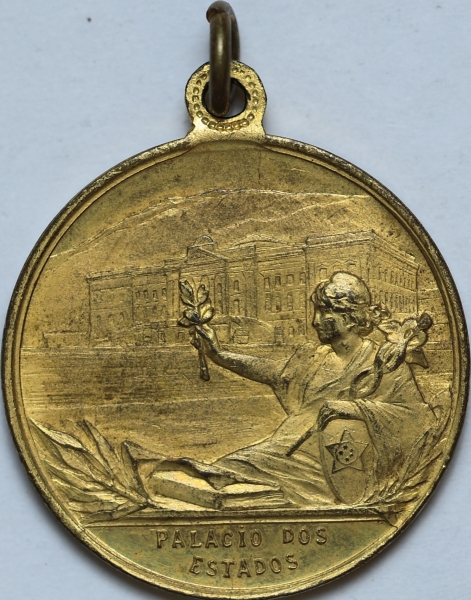 Joias . Medalha do Brasil - 1892 - Prata - 29.5 g - 38 mm - Pic foto 3