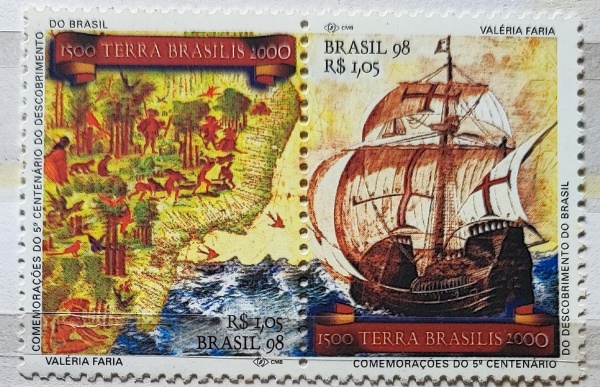 Joias . SELO DO BRASIL - IMPERIO - COLORIDO - 20 - NOVO foto 5