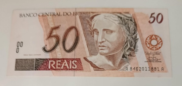 Joias . CEDULAS DO BRASIL - REAL 2" FAMILA - C.358 - LETRAS foto 2
