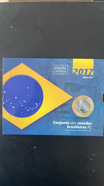 Joias . Conjunto das Moedas Brasileiras - Real 2017 - Edição Limitada - FC