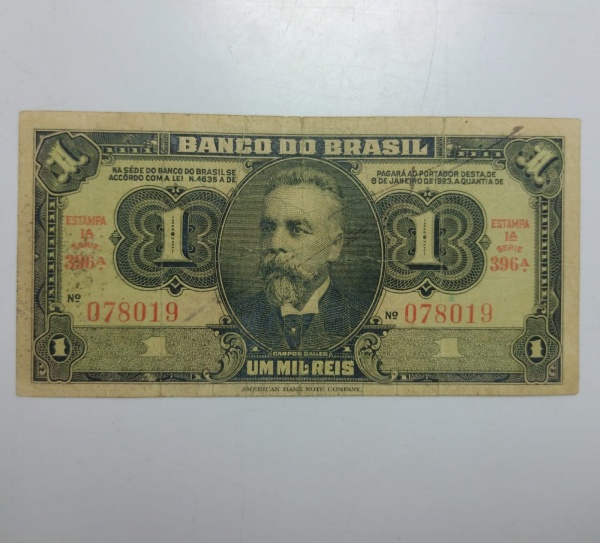 Joias . REPÚBLICA DOS ESTADOS UNIDOS DO BRASIL 500 MIL REIS - N foto 4