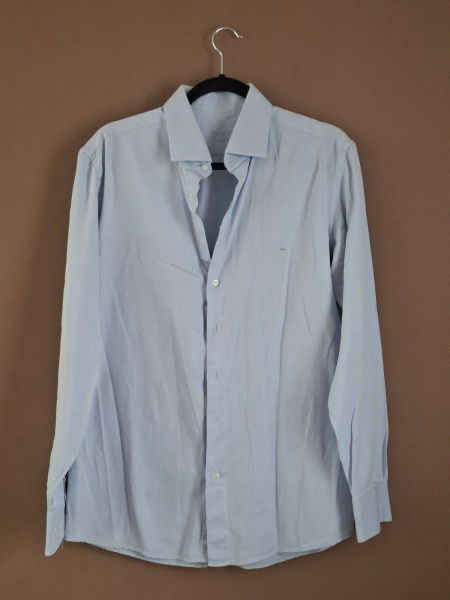 Joias . BROOKSFIELD BLUE- Camisa masculina de manga longa, slim foto 1