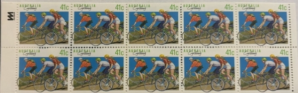 Joias . País Australia - Tema Bicicletas Caderneta MINT