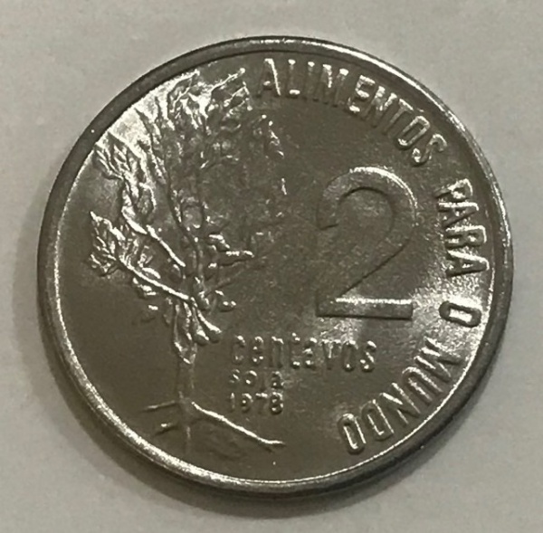 Joias . Republica  -Fao  2 Centavos  - 1998  Data/Escassa   Est foto 2