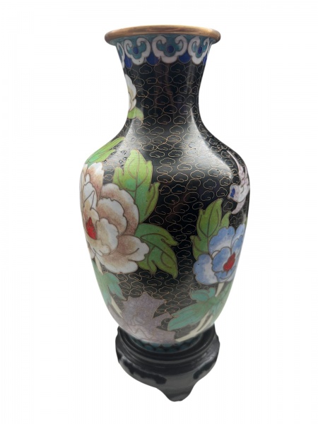 Joias . Par de cloisonnes antigos espelhados (raro) em perfeito foto 5
