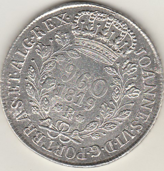 Joias . P478D-VARIANTE (JAE) 960 REIS DE 1820R MUITO RARA COM A foto 1