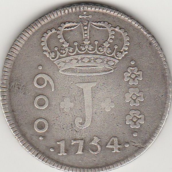 Joias . P478C-VARIANTE SATB, 960 REIS DE 1820R foto 4