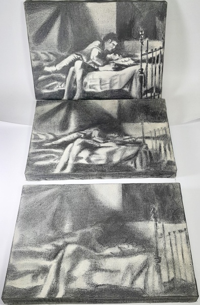 Arte . NOEMIA GUERRA (1919 / 2007) - Magnífico quadro O.S.T, a foto 2