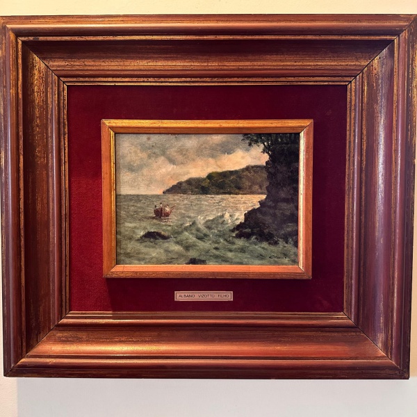 Arte . ALFREDO VOLPI - Importante obra atribuída ao consagrado foto 8