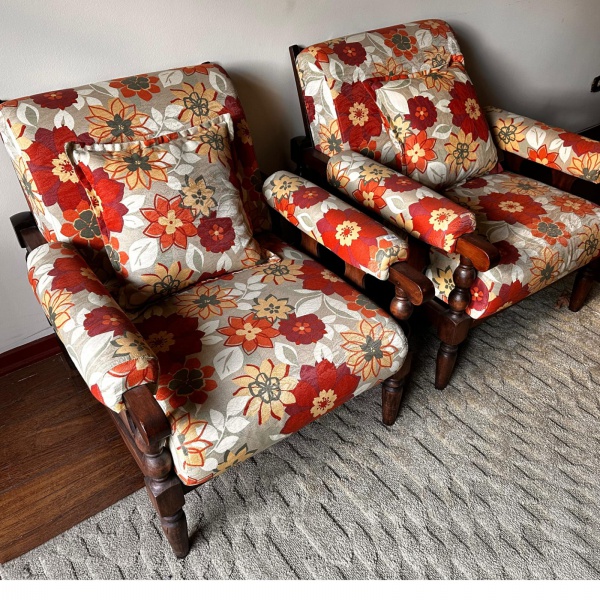 Joias . DESIGN MODERNISTA DÉCADA DE 1950 . Elegante par de polt foto 4