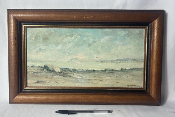 Arte . SYLVIO KARASAVAS- Belo quadro pintura óleo sobre tela, foto 3