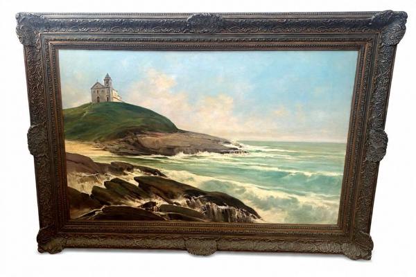 Arte . SYLVIO KARASAVAS- Belo quadro pintura óleo sobre tela, foto 6