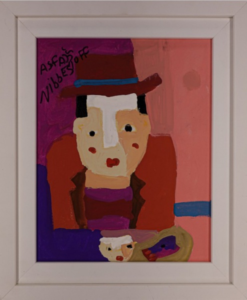 Arte . 6997 JAVIER ALVARO ASFADUROFF NIBBES - PINTURA TÊMPERA EM TELA - TIPO DA ...