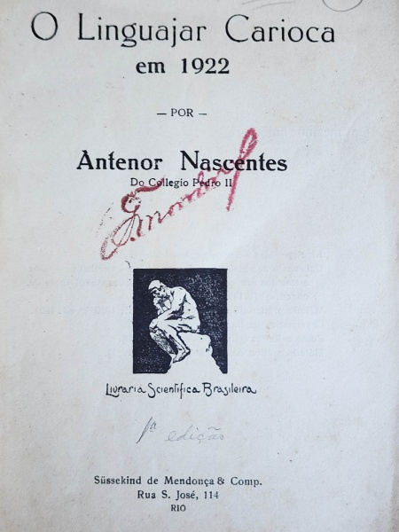 Arte . Gladstone Chaves - Dicionários Portuguêses - 1947 - 1a. foto 8