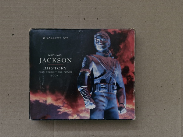 Joias . Conjunto de cassetes (LACRADOS) do álbum HIStory: Past, Present and Future, ...