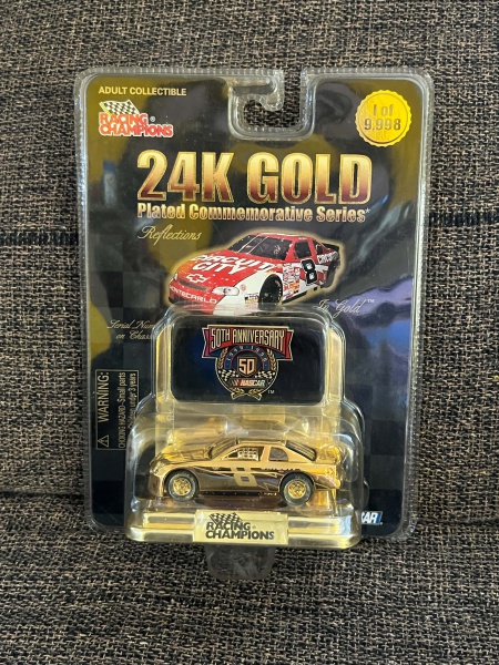 Joias . DIECAST, Racing Champions, 50º Aniversário NASCAR.  Carrinhos banhados a OURO ...