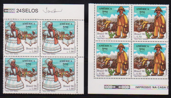 Joias . Brasil 1983 - Brasiliana, Série completa de 5 blocos se foto 5