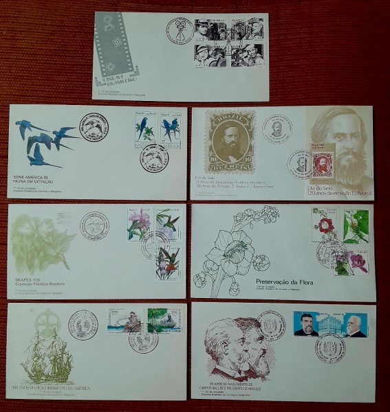 Joias . Brasil 1981 - Natal, seleção de 27 envelopes FDC's, foto 1