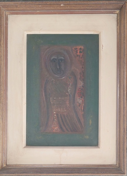 Arte . Edu Cardoso - Excepcional obra - Óleo sobre tela, assin foto 2