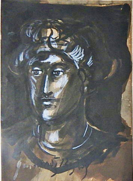 Arte . Edu Cardoso - Excepcional obra - Óleo sobre tela, assin foto 5