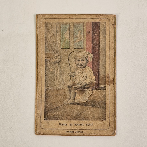 Arte . Raríssimo cartão postal com uma pintura da cidade de Sã foto 1
