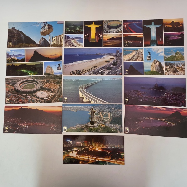 Arte . Raríssimo cartão postal com uma pintura da cidade de Sã foto 6