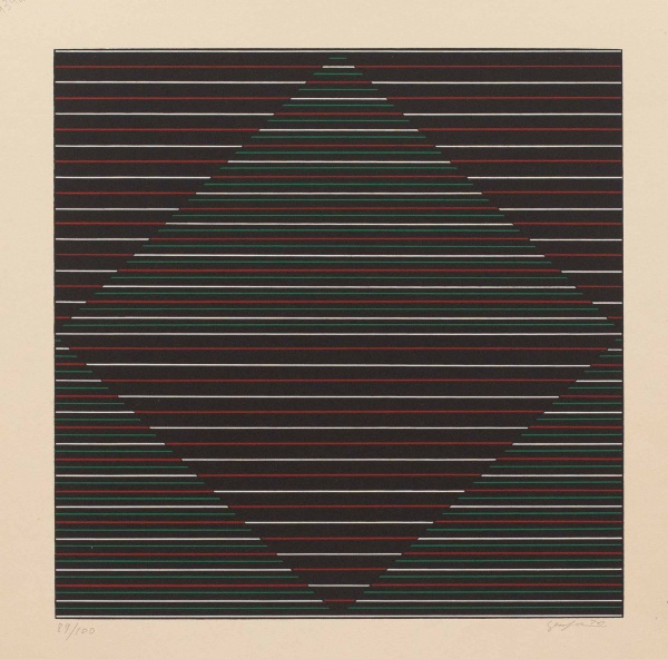 Joias . Ivan Serpa. Serigrafia sobre papel. Dimensões 50x50cm. Tiragem 89/100. Assinado ...