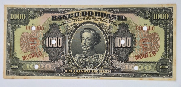 Joias . Cédula BRASIL, 500 mil réis, flor de estampa, 1ª estam foto 1