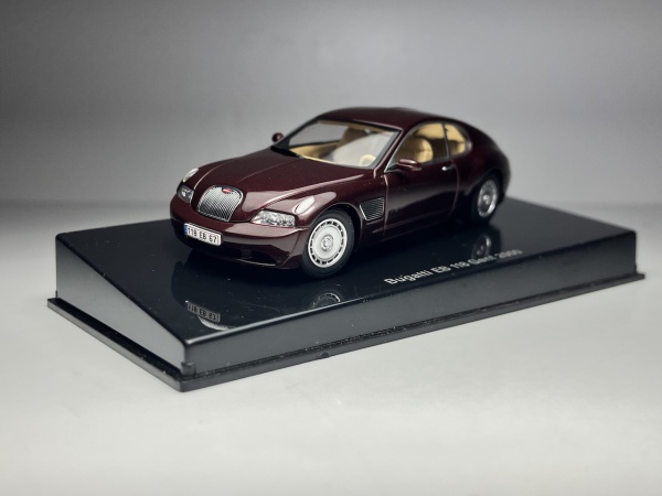 2000 Bugatti EB118 Genf Bordo - Autoart Escala 1/43 min