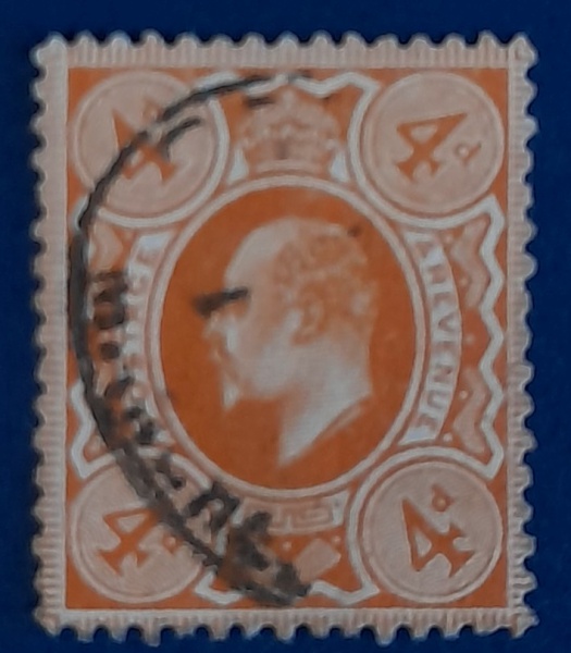 Joias . Inglaterra - Yvert Nº 128 - Selo Carimbado - (1909-1910).