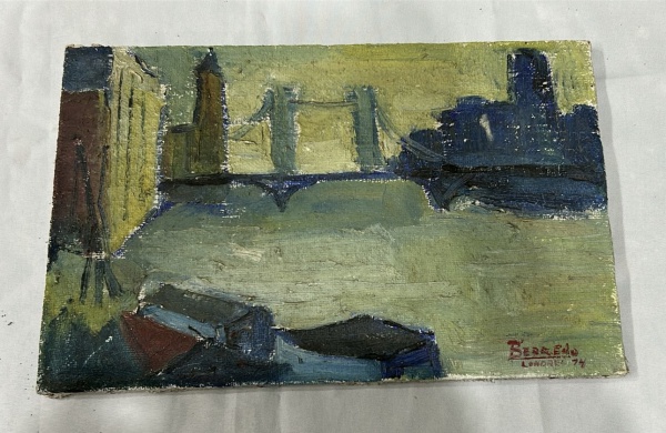 Joias . Antonio Bandeira  - Atribuído , Med 50x70cm . foto 3