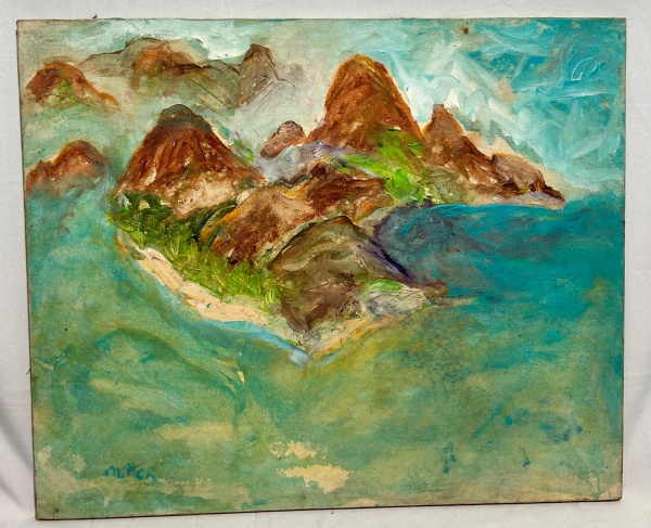 Joias . Antonio Bandeira  - Atribuído , Med 50x70cm . foto 6