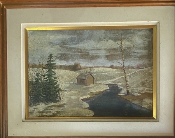 Arte . Edgar Oehlmeyer - Paisagem - OSC Med;42x33cm Sem Moldur foto 1